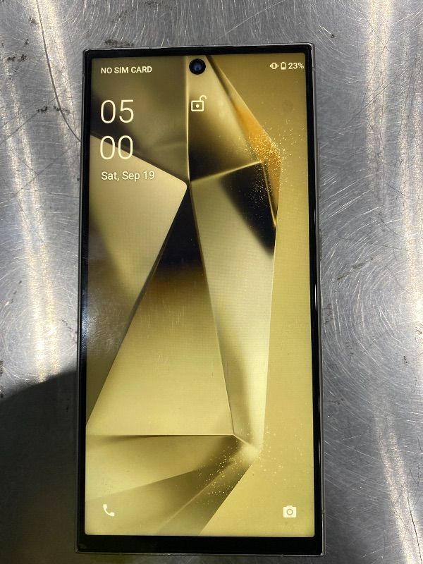 View 4 of **View Clerk Notes**SAMSUNG Galaxy S24 Ultra Cell Phone, 512GB AI Smartphone, Unlocked Android, 200MP, 100x Zoom Cameras, Long Battery Life, S Pen, Global Version, 2024 - Titanium Gray