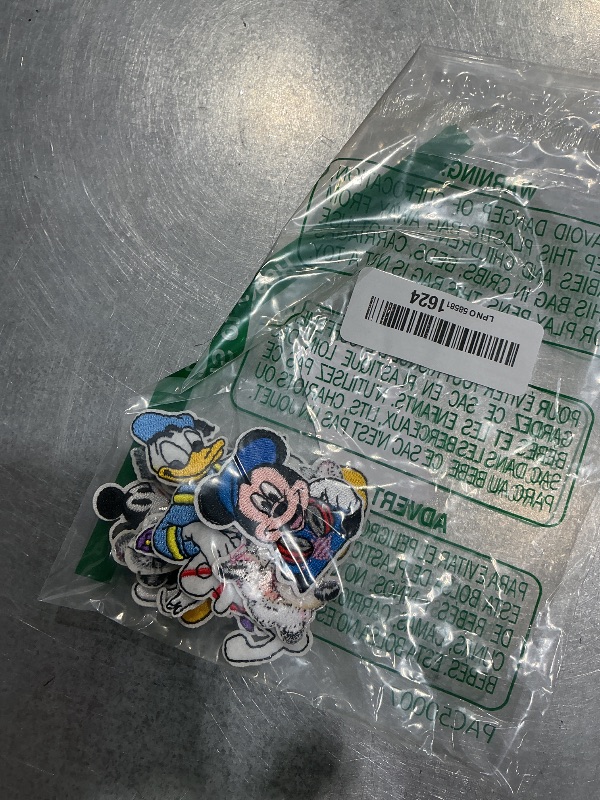 Photo 1 of 12pcs Cute Mouse Embroidery Patches Iron on/Sew on Anime Applique Embroidered Repair Patch Fashion Accessories Collection Gifts for Clothing Jacket Jeans Backpack Hat Vests