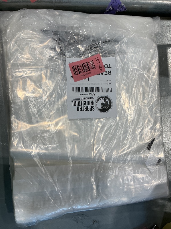 Photo 1 of 10” X 13” (200 Count) Self Seal Clear Poly Bags with Suffocation Warning
