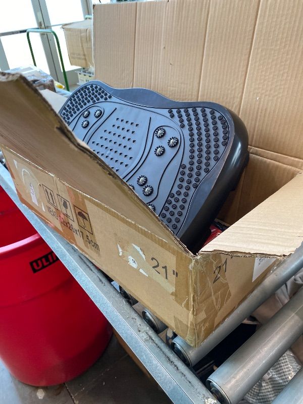 Photo 1 of [MISSING ACCESSORIES] GLYLF Vibration Plate Exercise Machine, 130 Levels Full Body Workout Vibrating Plate for Lymphatic Drainage Weight Loss, 450 Lbs Capacity Shake Platform with Resistance Bands Bluetooth for Women Men