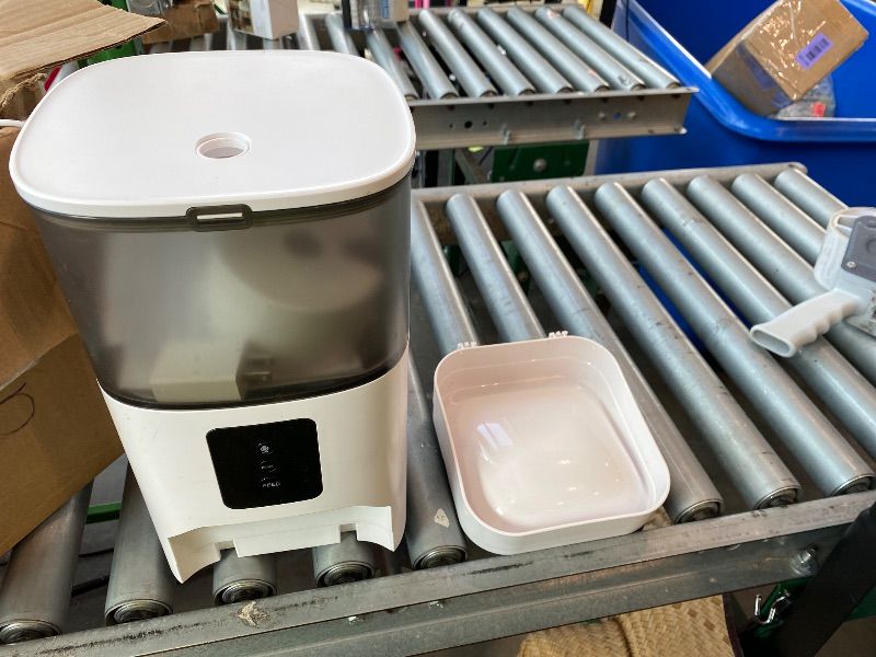 Photo 1 of *See Clerk Notes* ANDOLL HOME 2.4G Automatic Cat Feeder, 4L WiFi Food Dispenser with 10s Voice Recorder, Pet Feeder up to 10 Meals per Day, Timed Cat Feeder with Dry Food Sealed Ring