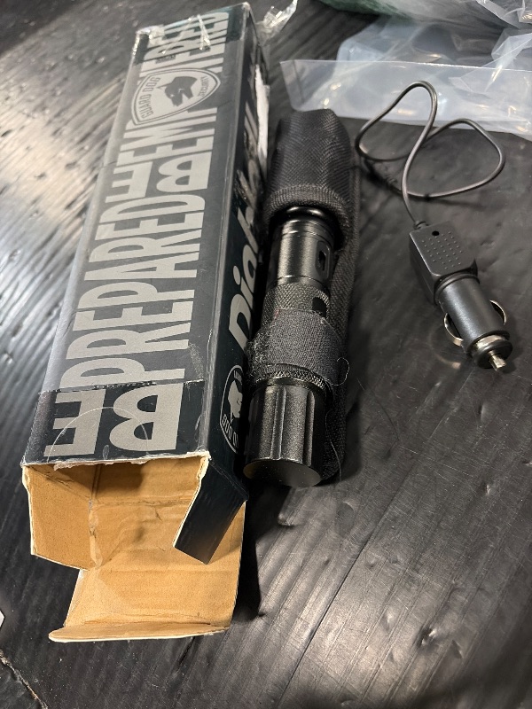 View 3 of **See Clerk Notes**Guard Dog Security Diablo 2 Tactical Stun Gun For Self Defense with LED Flashlight for Men, Women, Police Strength Power, Concealed Technology, Rechargeable Battery, Free Holster, Car Charger Included