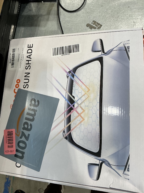 Photo 1 of [2026 Upgraded] DooGooCoo Windshield Sun Shade for Honda Pilot 2016-2025 2026 [Cooling Ice-Crystal, 100% Sun Block ] Sun Shade for Car Windshield for Honda Pilot Sunshade, Custom Fit for Pilot.