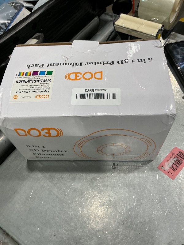 Photo 1 of 1.75mm PLA 3D Printer Filament Bundle: Glow in Dark Green/Blue/Purple/Rainbow, One Spool Clear Multi Colored, Each Spool 250g, Total 1.25Kg 3D Printing Material, 250g x 5 Spools Glow in Dark PLA