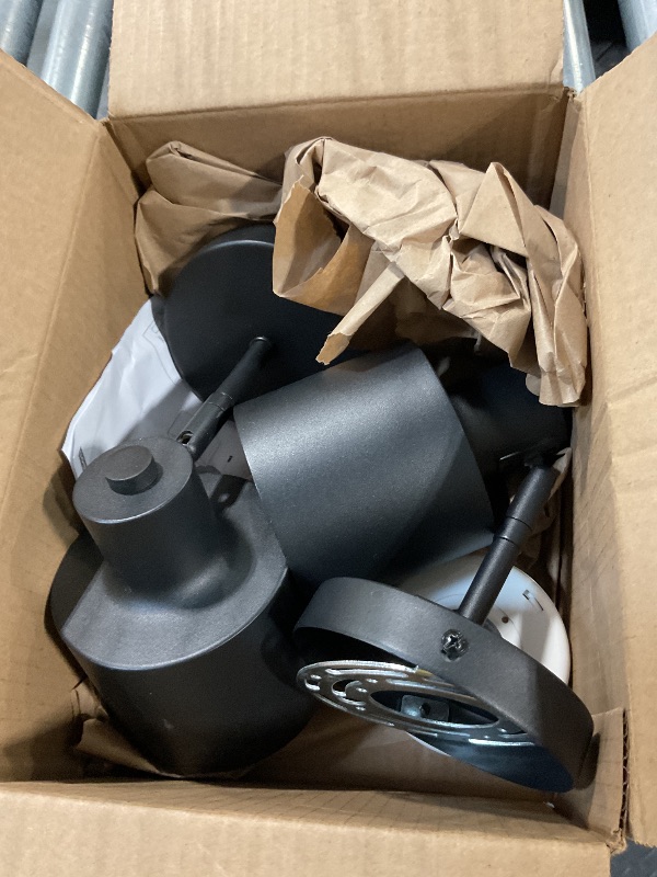 Photo 1 of ***BROKEN, SOLD FOR PARTS*** Tipace Vintage Battery Operated Wall Sconces,Cordless Battery Powered LED Wall Lights Set of 2,Wall Lamp Fixture Black 360°Rotate with Remote Control for Bedroom Farmhouse Gallery