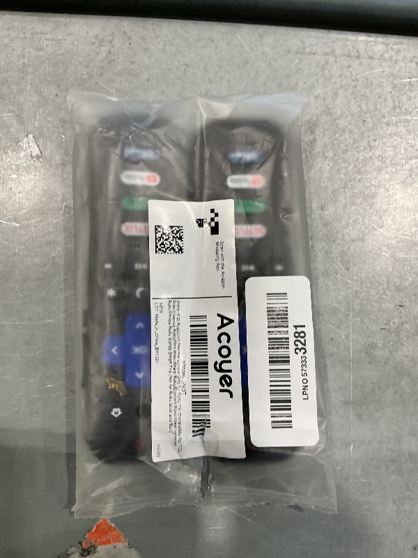 Photo 1 of (Pack of 2) Replacement Remote Control Only for Roku TV, Compatible for TCL Roku/Hisense Roku/Onn Roku/Sharp Roku/Element Roku/Westinghouse Roku/Philips Roku Smart TVs (Not for Roku Stick and Box)