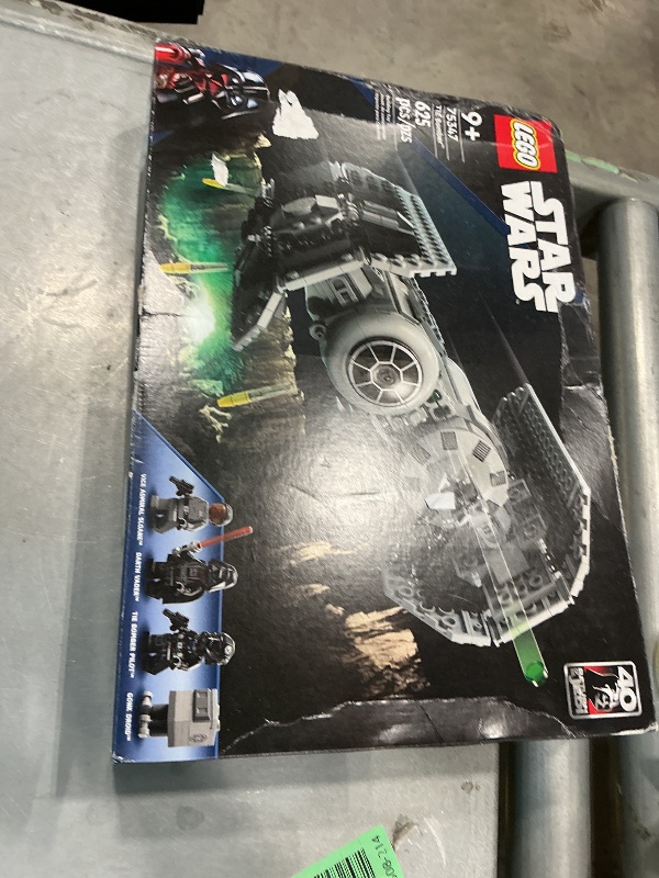 Photo 1 of [MISSING PARTS] LEGO Star Wars TIE Bomber Model Building Kit, Star Wars Toy Starfighter with Gonk Droid Figure, Darth Vader Minifigure and Lightsaber, Collectible Star Wars Gift for 9 Year Olds, 75347