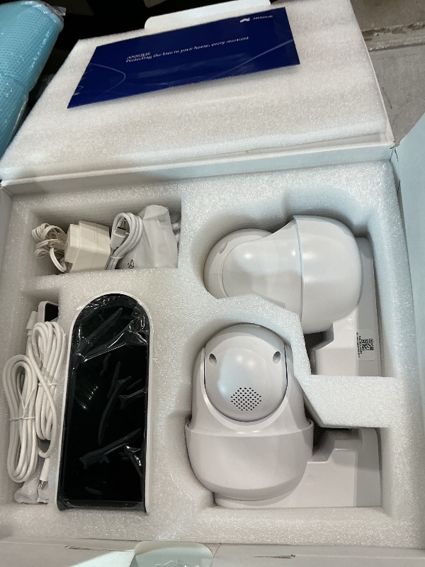 View 2 of [TROUBLE HOLDING A CHARGE]  ANSQUE Solar Security Cameras Wireless Outdoor Home System, 2 Cam-Kit