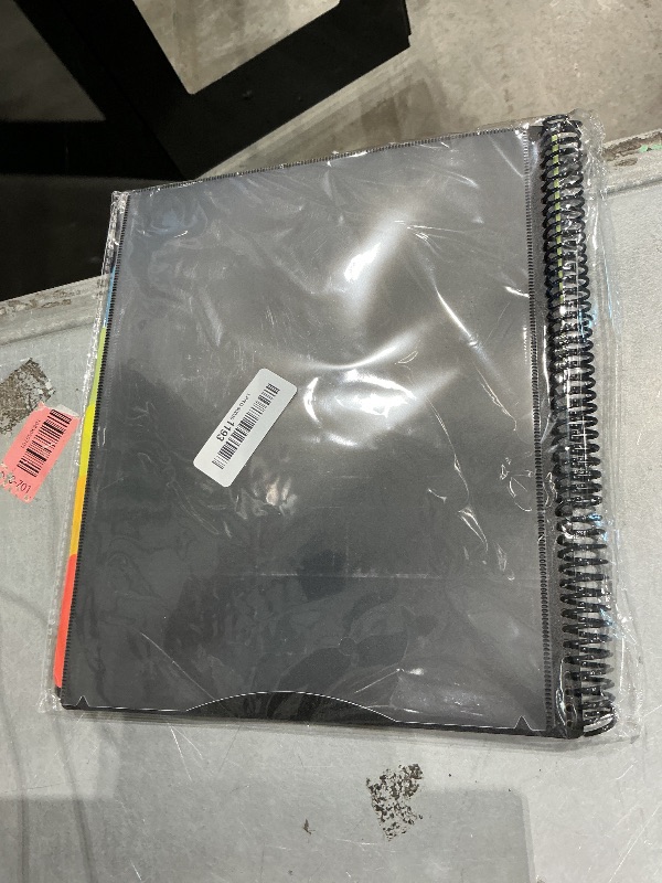 Photo 1 of 12 Pocket Plastic folders with Pockets, 6 Colors Multi Pocket with Dividers