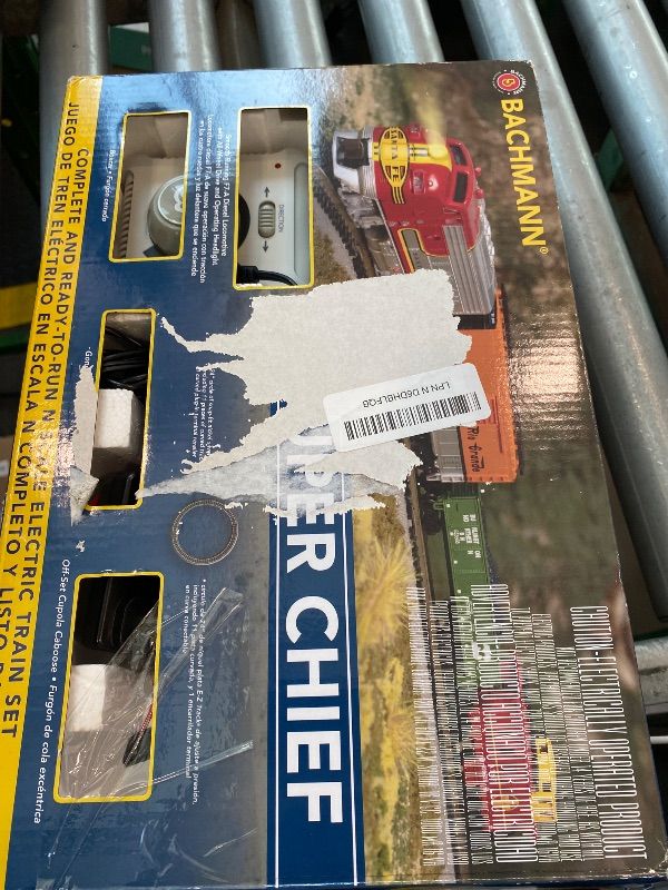 Photo 1 of [MISSING PARTS] Bachmann Trains - Super Chief Ready To Run Electric Train Set - N Scale