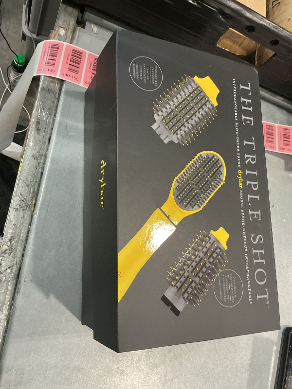 View 2 of Drybar The Triple Shot Interchangeable Blow-Dryer Brush with 3 Attachments