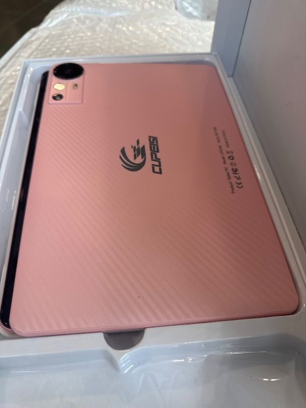 Photo 1 of [LOCKED] CUPEISI Android 16 Tablet 10 Inch, 20GB RAM+128GB ROM/ 2TB Expandable, 2.0GHz Octa-core Processor, 1280*800 HD Screen, 5G WiFi6 BT 5.0, 2 in 1 Tablets with Keyboard Case Mouse Stylus, Widevine L1 Pink