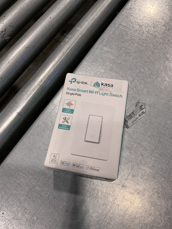 Photo 1 of *See Clerk Notes* Kasa Smart Light Switch HS200, Single Pole, Needs Neutral Wire, 2.4GHz Wi-Fi Light Switch Works with Google Home, UL Certified, No Hub Required, White