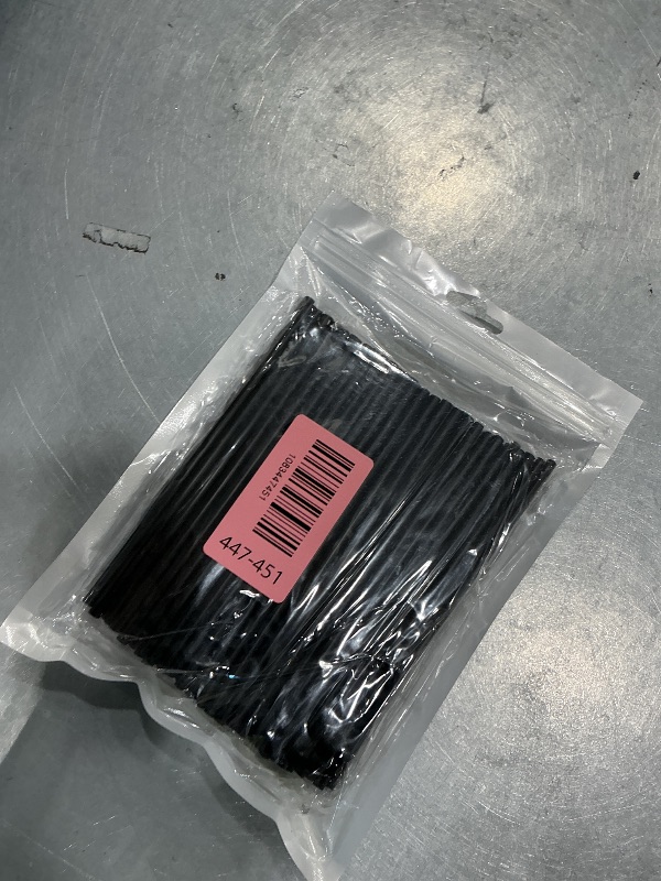 Photo 1 of 100 Pcs Black Cocktail Straws, 5.12 Inch Short Disposable Plastic Drink Straws Small Short Drinking Straw for Whiskey Bar Club Cocktail Cold Drinks, Cups Travel Mugs Crafts Home Bars Use