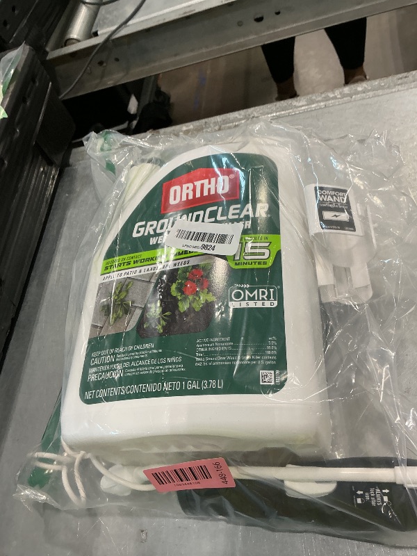 Photo 1 of “Only the container without liquid”.       Ortho GroundClear Weed & Grass Killer with Comfort Wand - Kills Dandelions, Chickweed, Crabgrass, Moss & More, OMRI Listed, Ready-to-Use Grass and Weed Killer Spray, 1 gal.