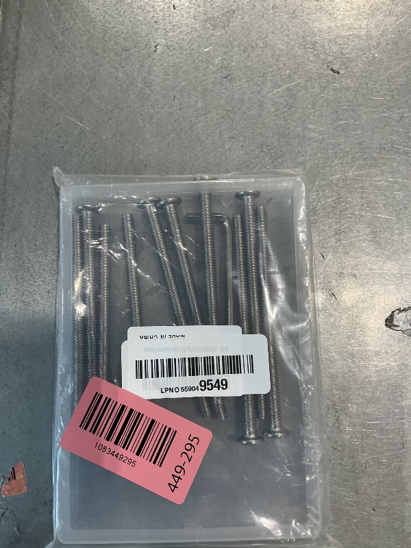 View 2 of 1/4-20 x 4 (10 Pack) Flat Head Hex Socket Cap Screws Bolts, 304 Stainless Steel 18-8, Hex Drive, Bright Finish, Fully Machine Thread
