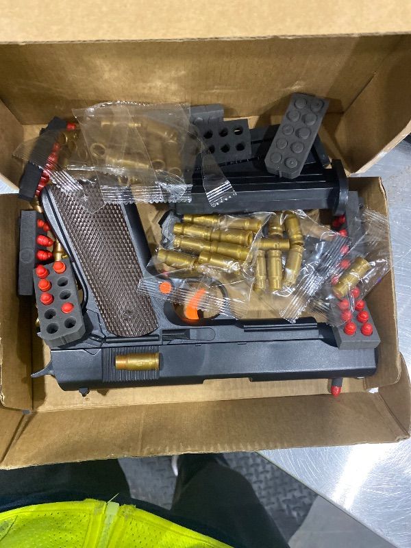 Photo 1 of *See Clerk Notes* Toy , Shell Ejecting Toy Gun with Soft Bullets, Educational Model Toy Pistol Shooting Game, Gifts for Kids Boys Girls