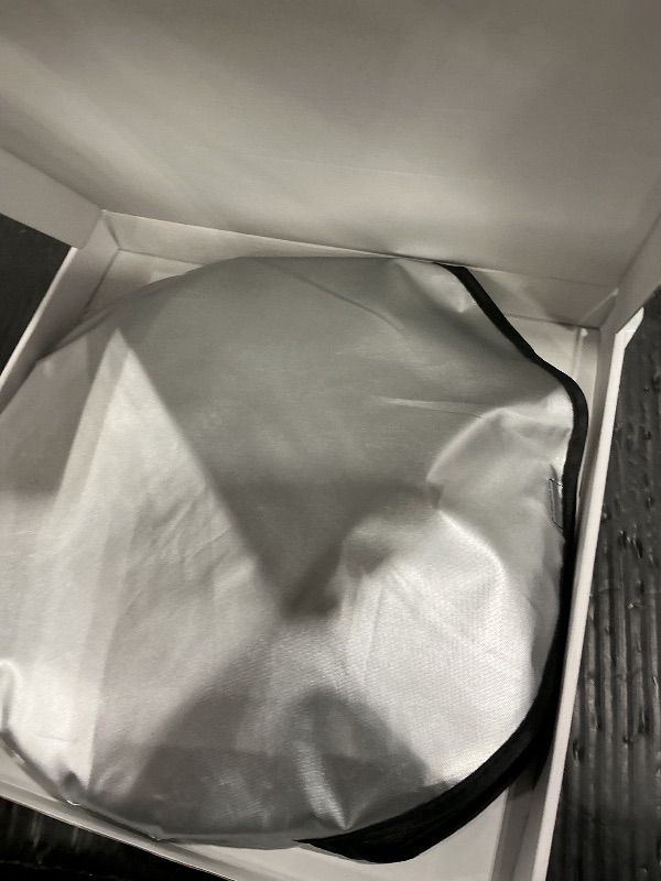 Photo 1 of [Upgrade] DooGooCoo Windshield Sun Shade - Medium, Sunshade for Car Windshield [100% Sunlight & UV Block] Car Sun Shade Windshield Protect & Keep Car Cooler Foldable Front Windshield Shade (64x32 in)