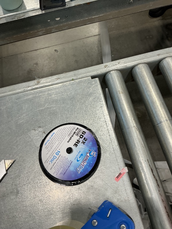 Photo 1 of 10 Pack Smartbuy 2X 25GB Blue Blu-ray BD-RE Rewritable Branded Logo Blank Bluray Disc