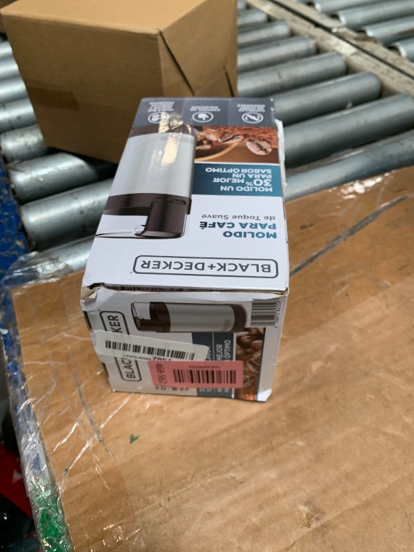 View 2 of [SOLD FOR PARTS] BLACK+DECKER One-Touch Coffee & Spice Grinder with Stainless Steel Blades
