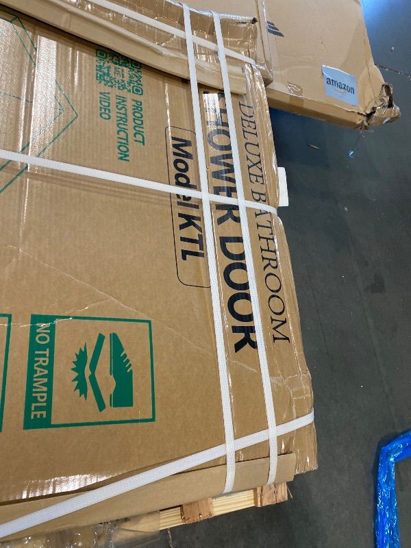 Photo 1 of ***FACTORY SEALED*** GETPRO Sliding Tub Shower Door 60" W x 58" H Brushed Nickel