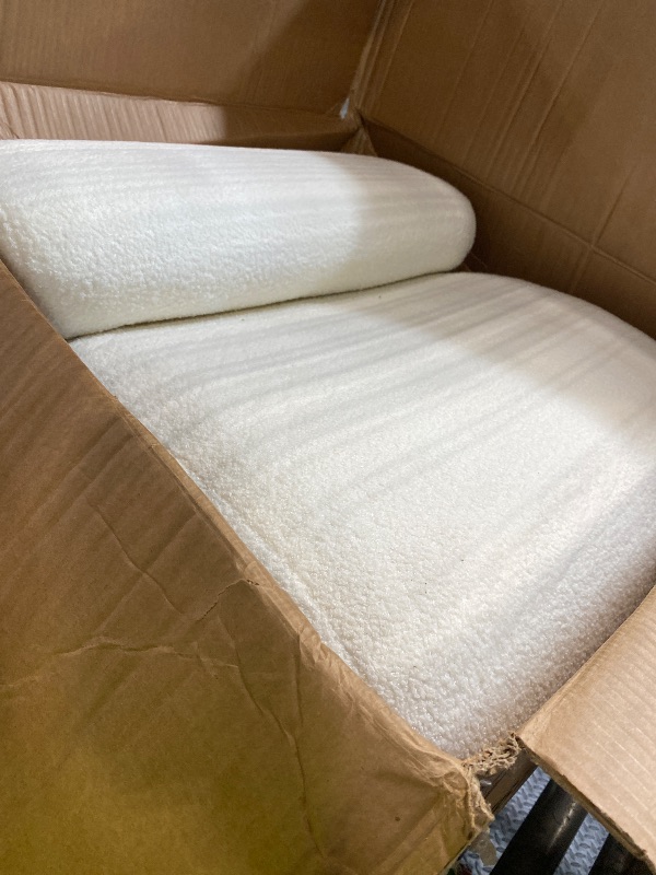 View 3 of *** Missing internal screw*** Merax 28" Curved Boucle Accent Chair