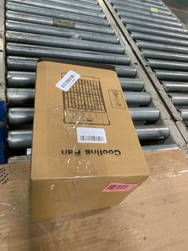 Photo 1 of ** No lid and no control*** SOLD FOR PARTS // FINAL SALE 07/31**** Portable Air Conditioners, Upgraded Motor Evaporative Air Cooler with Remote, 3 Speeds & 3 Mist, 7 Color Night Light Cooling Fan, 1100ML Personal AC Unit for Bedroom Office