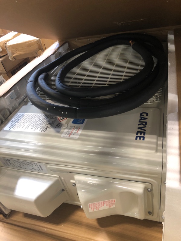 Photo 1 of ***PARTIAL SET/ OUTDOOR UNIT ONLY***Garvee 12000 BTU Mini Split Air Conditioner Heat Pump System, 19 SEER2 Inverter Mini Split AC/Heating System, Ductless Wall Mount AC Unit Cool Up to 750 Sq. Ft, Installation Kits, 115V