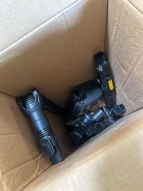 View 5 of ***MISSING CHARGER*** ***DIRTY*** Shark UZ865H Stratos Cordless Vacuum with Clean Sense IQ, DuoClean PowerFins HairPro, Includes Duster Crevice Tool & Anti-Allergen Brush, Up to 50 Minute Runtime, Gray (Renewed)