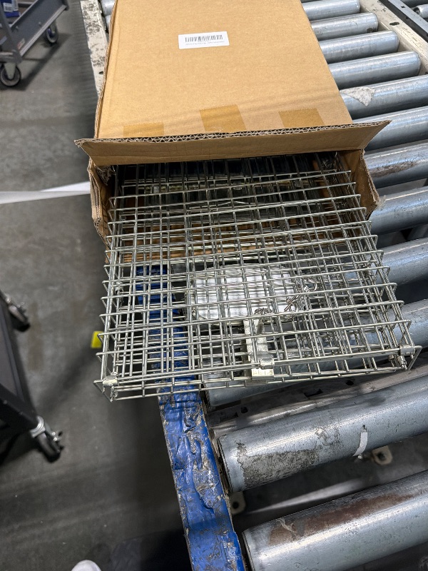 View 4 of *See Clerk Notes* SZHLUX 32" Live Animal Cage Trap, Heavy Duty Folding Raccoon Traps, Humane Cat Trap for Stray Cats, Raccoons, Squirrel, Skunk, Mole, Groundhog, Armadillo, Rabbit, Catch and Release