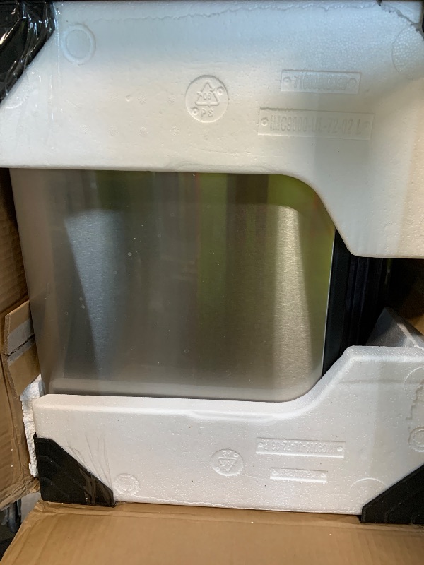 Photo 1 of ***BROKEN, SOLD FOR PARTS*** VEVOR Commercial Ice Maker Machine, 120 lbs/24H Ice Production, 33 lbs Storage Bin, 45 Cubes per Cycle, Stainless Steel Under Counter & Freestanding Ice Maker with LED Display, for Home Bar Restaurant