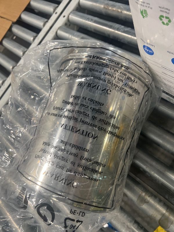 View 4 of ** USED NOT NEW ** Purewell 7-Stage 0.01?m Ultra-Filtration Alkaline Water Filter System with 4 Filters, Metal Water Level Spigot and Stand, 304 Stainless Steel, Reduce Fluoride & Chlorine, pH 8-9, 2.25G, PW-OB-FT
