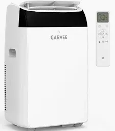 View 1 of Garvee 14,000 BTU Portable Air Conditioner with Dehumidifier & Fan, Portable AC Units Cools up to 750 Sq. Ft., Remote Control, Auto Swing, Sleep Mode, White Top