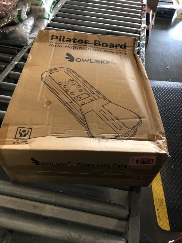 Photo 1 of [MISSING PARTS] OWLSKY Pilates Reformer Board – 5-in-1 Foldable Pilates Machine for Home Workout, Portable Fitness Board with Resistance Bands, Full Body Training for Women (Purple)