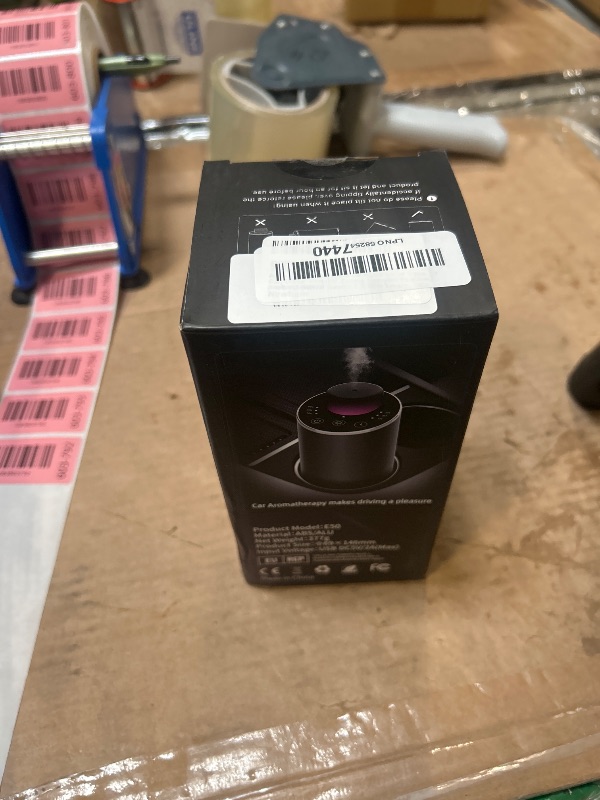 Photo 1 of ***BROKEN, SOLD FOR PARTS*** Waterless Essential Oil Diffuser Scent Aromatherapy Diffusers for Home Large Room, Car, Office, Portable Battery Operated Cordless Air Freshener, 4 Timers & 3 Mist Levels, 100ml Capacity (Silver)