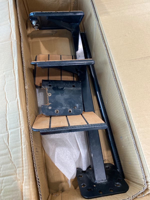 View 4 of [See live photos] Kaowuzz 4-Step Boat Trailer Steps with Handrail