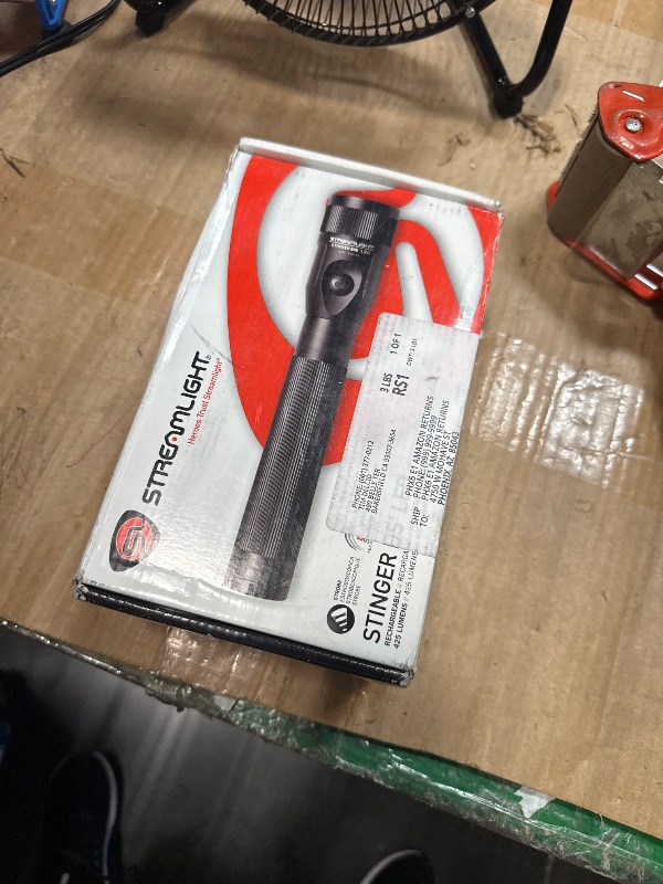 View 2 of [MISSING BATTERY] Streamlight 75813 Stinger DS LED Flashlight - Black
