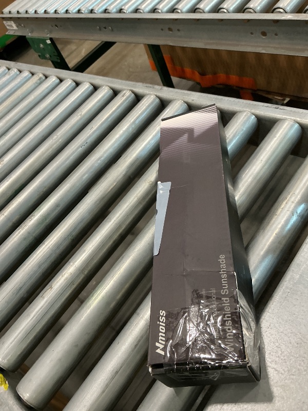 Photo 1 of [Upgraded] Nmoiss Windshield Sun Shade Umbrella - [Vinyl Coating Heat Shield] Protect Car from Sun Rays & Heat Damage Keep Cool and Protect Interior, Spring Structure Edge Medium 56" L x 31" W