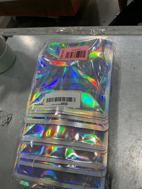 Photo 1 of ** STOCK PHOTO SIMILAR NOT EXACT  NOT SEE THROUGH ** 25 Count 8oz Heat Seal Coffee Bag with Valve Stand up Zipper Pouch Holographic Coffee Bags with Air Release Valve High Barrier Side Zip Lock Coffee Bean Storage Bag Resealable Bags (Silver)