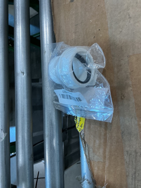 Photo 1 of 1 1/4 to 1 1/2 sink drain adapter, Extension Coupling with slip joint connection, 1-1/2" x 1-1/4" Trap Adapter, PP Reducing Pipe Adapter Fitting (White)