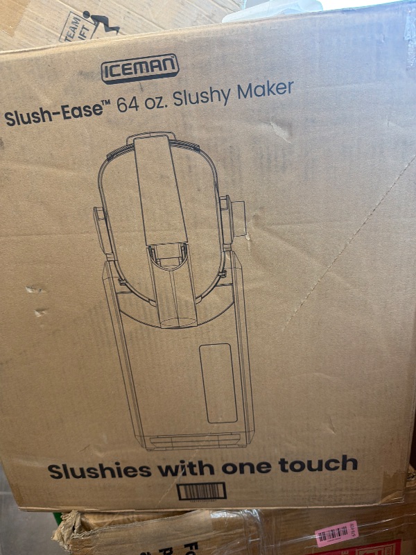 Photo 1 of [NON FUNCTIONAL] Iceman by Chefman Slush-Ease MAX 90oz Slushie Machine, 64oz Liquid Capacity Frozen Drink Maker & Slushy Machine with 5 Presets and LED Display, Perfect for Frozen Margaritas, Frappes, Smoothies