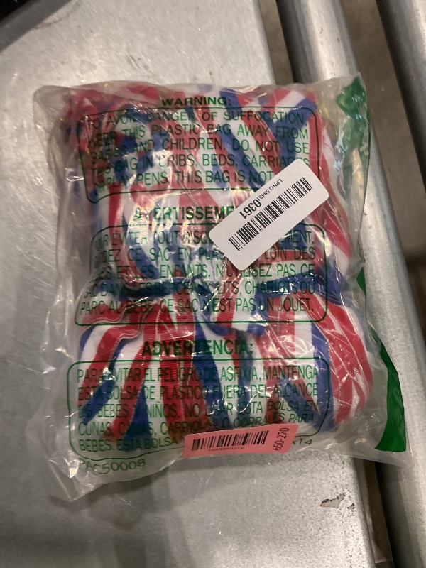 Photo 1 of 100 Pieces Medal Ribbons Award, Award Ribbons, Red White and Blue Neck Lanyards with Snap Clips Red White Blue Medal Ribbon Classic Striped Medals Lanyards Flat Lanyard Medallion Holder Competitions