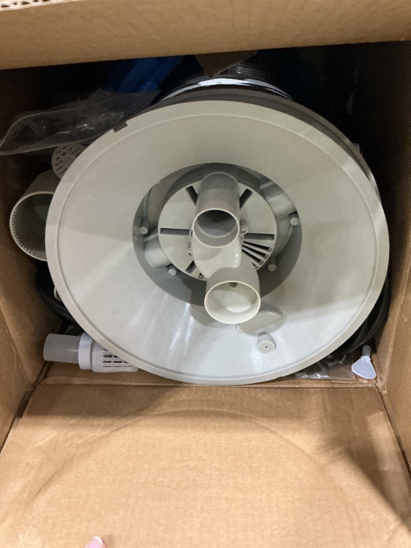 Photo 1 of 1000 GPH Pool Sand Filter Pump for Above Ground Pools, Energy-Saving & Low Noise - 6-Way Valve - ETL Certified & GFCI Protected