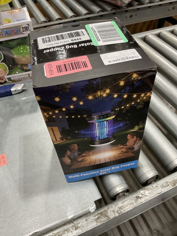 Photo 1 of **See Clerk Notes**GTERT Solar Bug Zapper Outdoor, High-Efficiency Mosquito Zapper, 5 Modes Fly Zapper, Smart Auto ON/Off, Cordless Long-Lasting 6000mAh Fly Zapper for All Night, Indoor & Outdoor