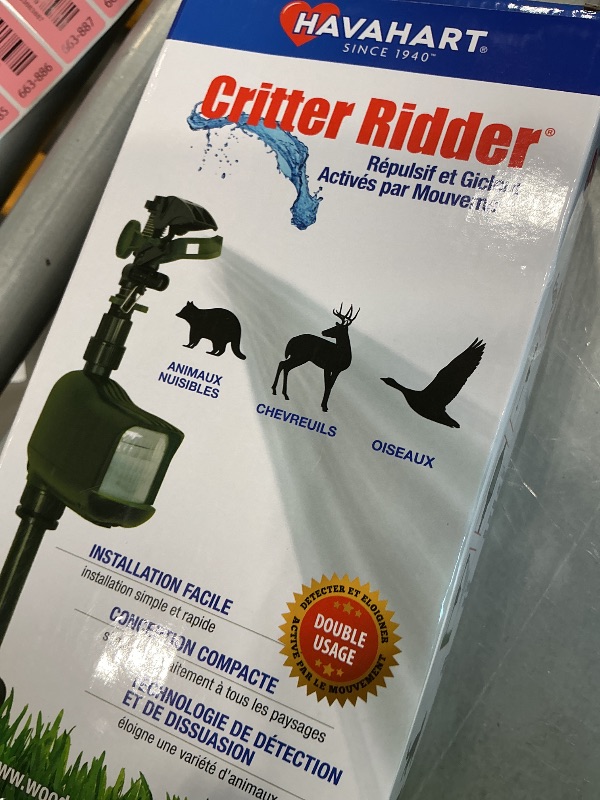 View 2 of [MISSING PARTS] Havahart Critter Ridder, Motion Activated Animal Repellent Sprinkler