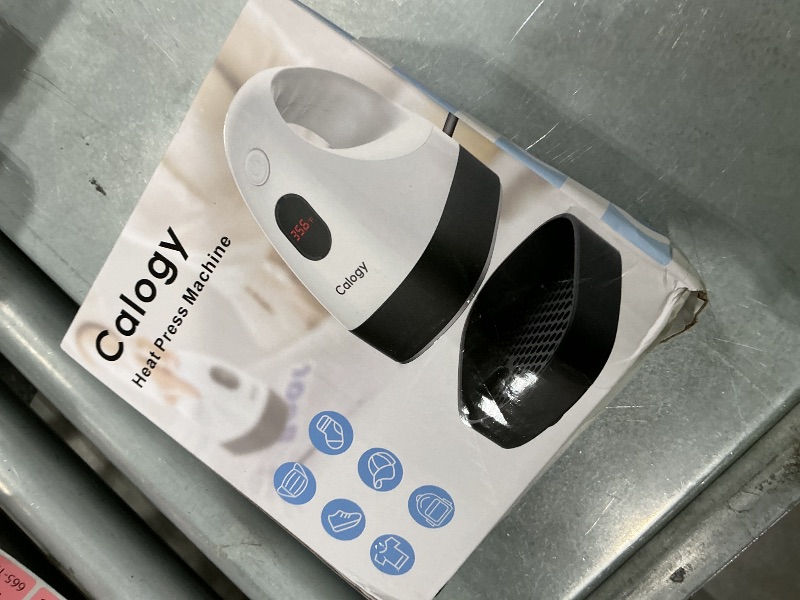 View 2 of [MISSING COVER] Calogy Mini Heat Press Machine - Grey
