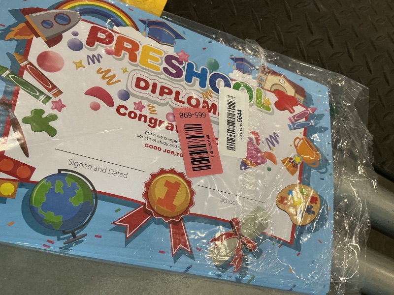 View 2 of **View Clerk Notes**Mikasee Preschool Graduation Stole Set with Diplomas (15 Sets)