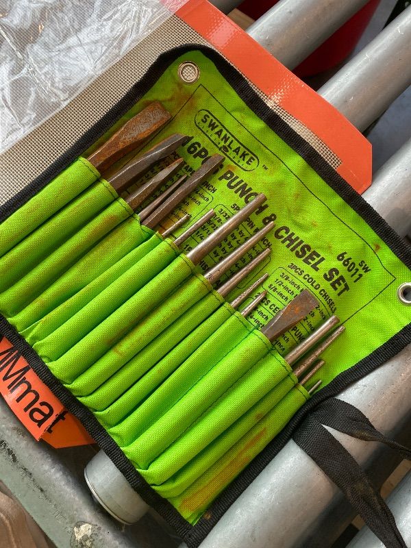 View 3 of [Used and Rusted] SWANLAKE GARDEN TOOLS 16-Piece Punch & Chisel Set