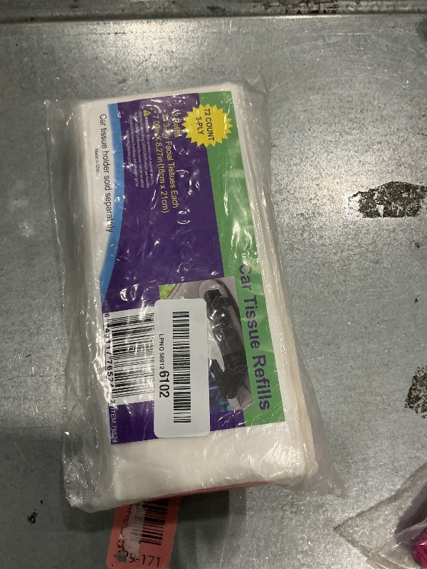 Photo 1 of (Ship from USA) 3 Packs Halsa Car Refill Tissue For Tempo Visor Tissue Holder Total 9 Refills