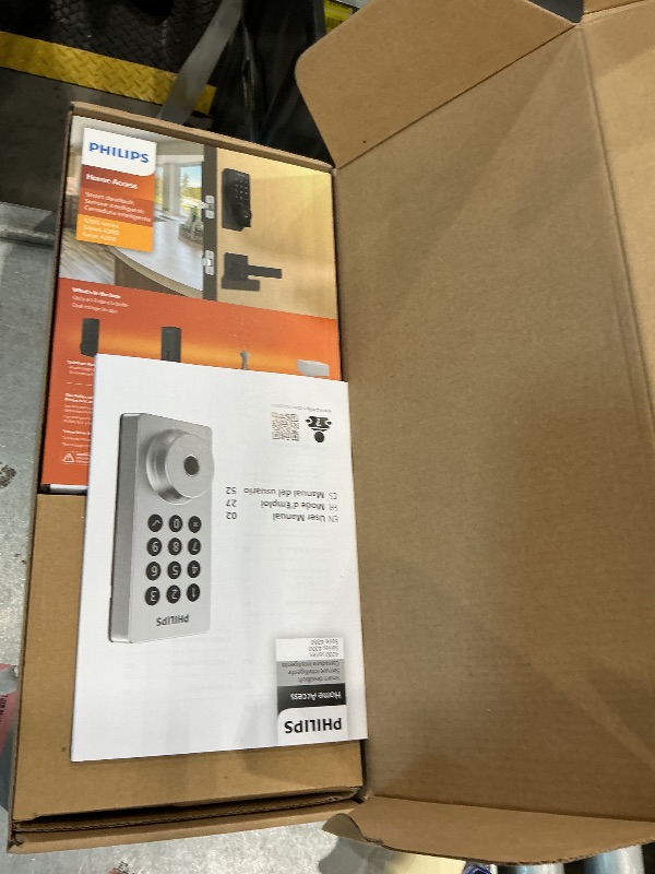 Photo 1 of Philips WiFi Keypad Door Lock with Handle, Built-in WiFi, APP Remote Control, Voice & Fingerprint Unlock, Smart Locks for Front Door with Auto Lock, Digital Front Door Lock Set, Keyless Entry Deadbolt